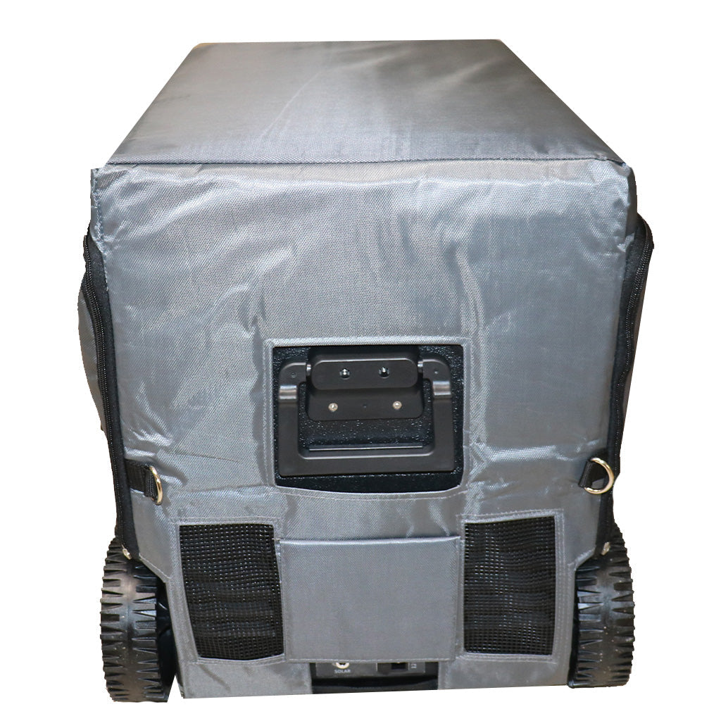 protective cover for portable fridge freezer rear view