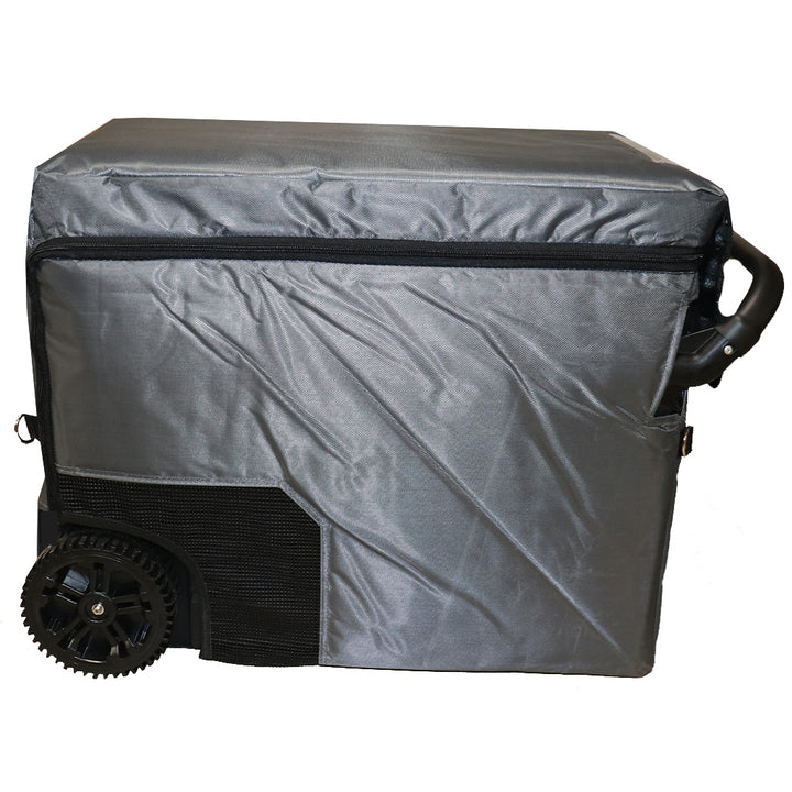 45L fridge freezer insulated cover side pocket view