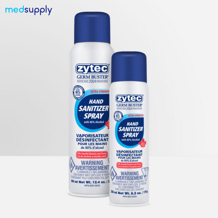 Blast Away Germs: Zytec Extra Strength Sanitizer Spray