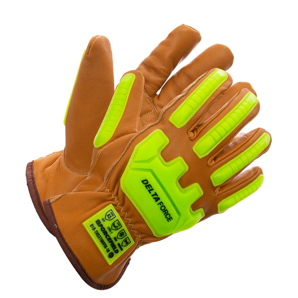 ForceField Deltaforce Goatskin Thinsulate Lined Winter Impact Glove