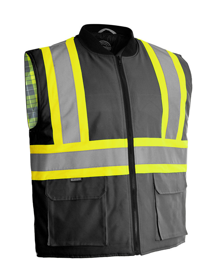 ForceField Safety Vest with Hi-Vis Flannel Lining