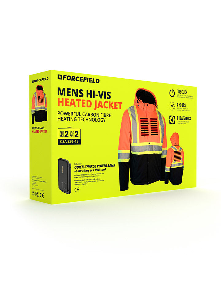 ForceField Hi Vis Winter Softshell Heated Jacket