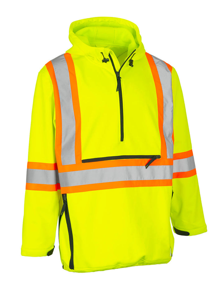 ForceField Hi Vis Safety Anorak Pullover Softshell