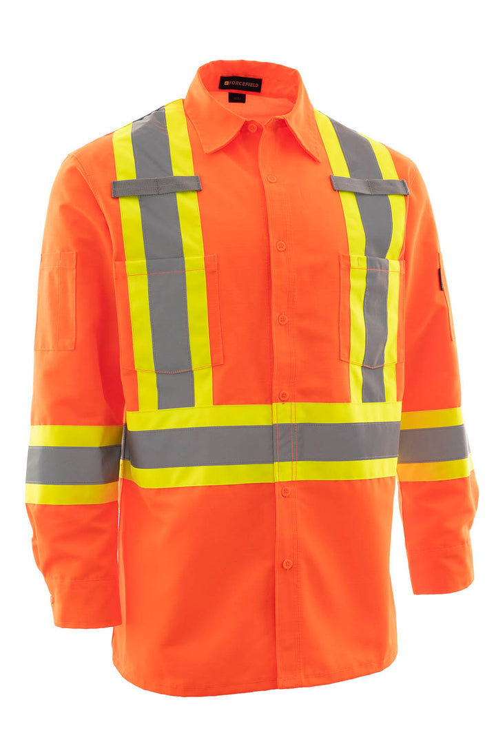 ForceField Hi Vis Ripstop Safety Work Shirt