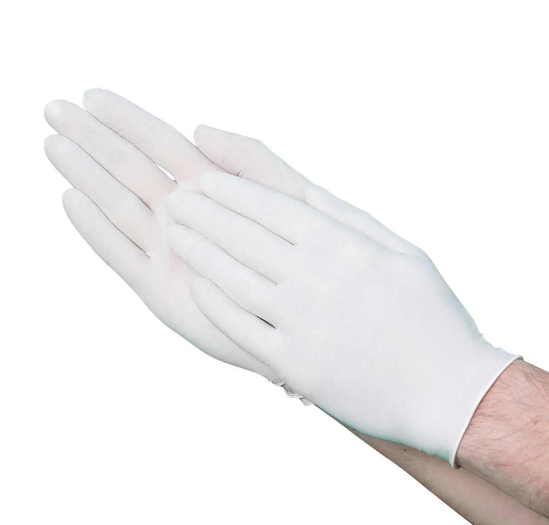 VGuard 4.5 Mil Latex Industrial Powdered Gloves - Reliable Hand Protection