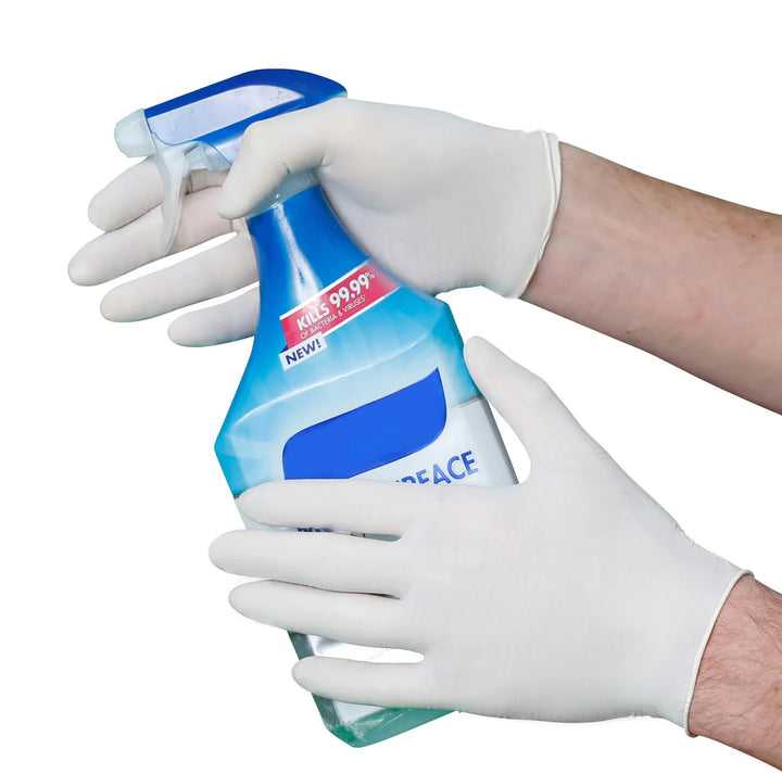 VGuard 4.5 Mil Latex Industrial Powdered Gloves - Reliable Hand Protection