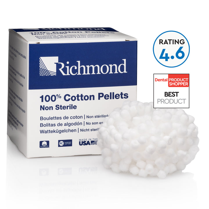 Granulés de coton super absorbants : sécheresse dentaire (Richmond)