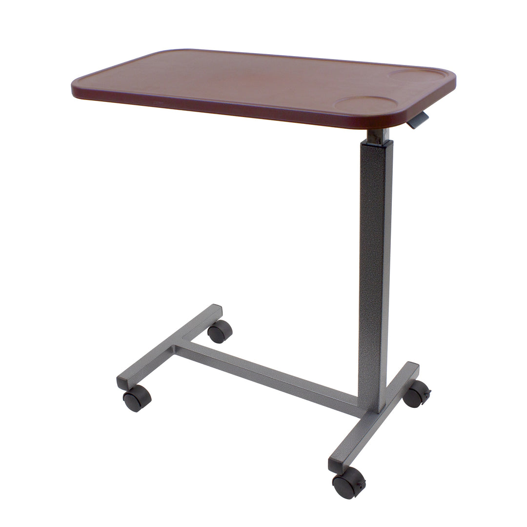 Easy-Clean Plastic Overbed Tables