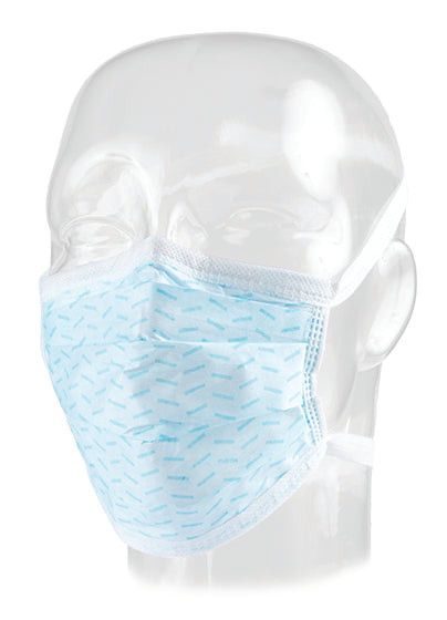 Precept FluidGard 120 Horizontal Tie Surgical Mask - Secure Fit & Reliable Protection