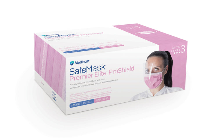 Mascarilla con visera y lazo para las orejas Premier Elite ProShield