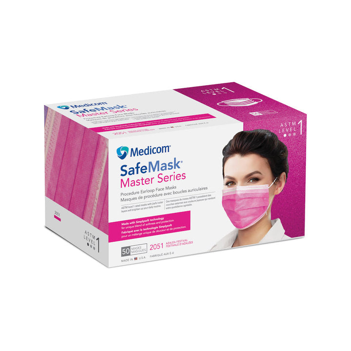 Mascarilla con lazo para las orejas Master Series: comodidad superior, máxima protección.