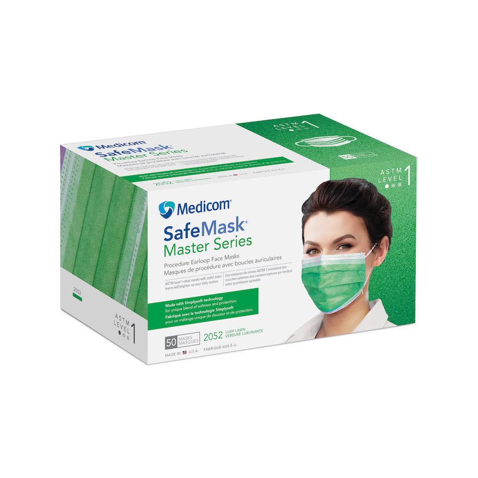Mascarilla con lazo para las orejas Master Series: comodidad superior, máxima protección.