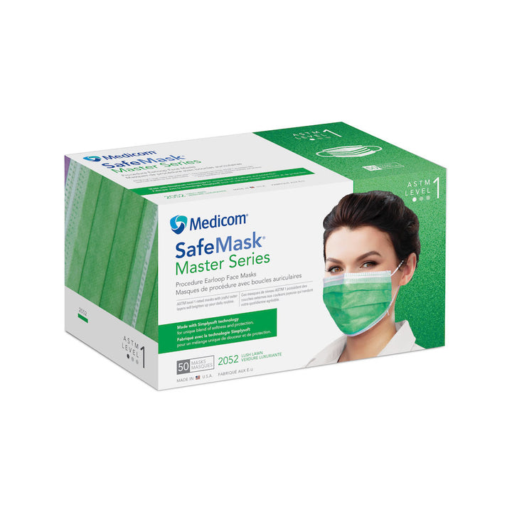 Mascarilla con lazo para las orejas Master Series: comodidad superior, máxima protección.