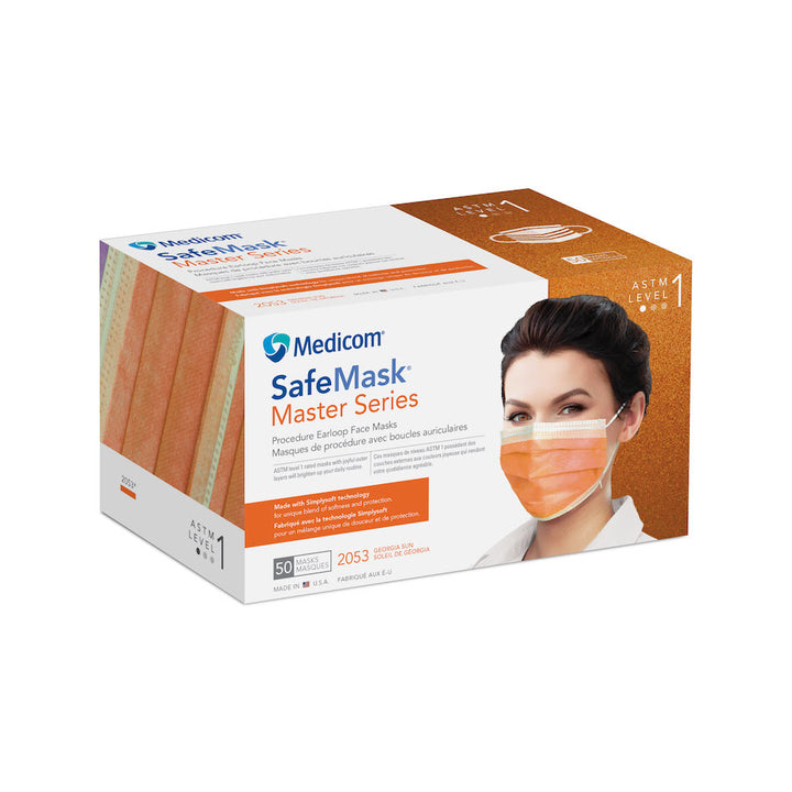 Mascarilla con lazo para las orejas Master Series: comodidad superior, máxima protección.