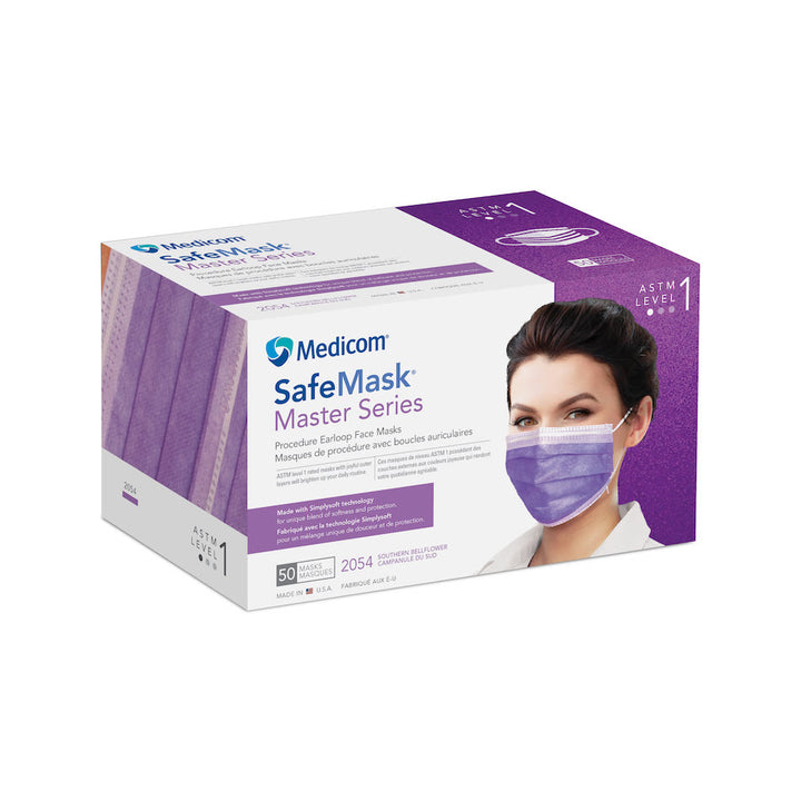 Mascarilla con lazo para las orejas Master Series: comodidad superior, máxima protección.