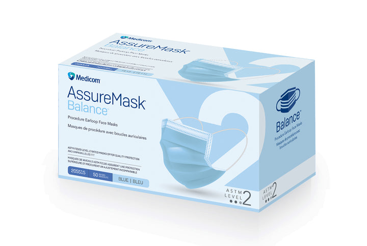 Masques faciaux à boucles auriculaires pour procédures d'équilibre - Protection confortable