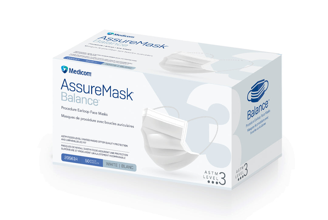 Masques faciaux à boucles auriculaires pour procédures d'équilibre - Protection confortable