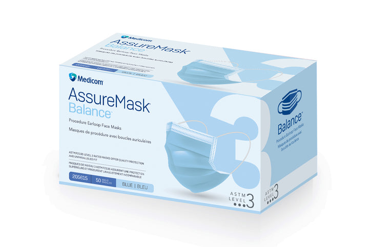 Masques faciaux à boucles auriculaires pour procédures d'équilibre - Protection confortable