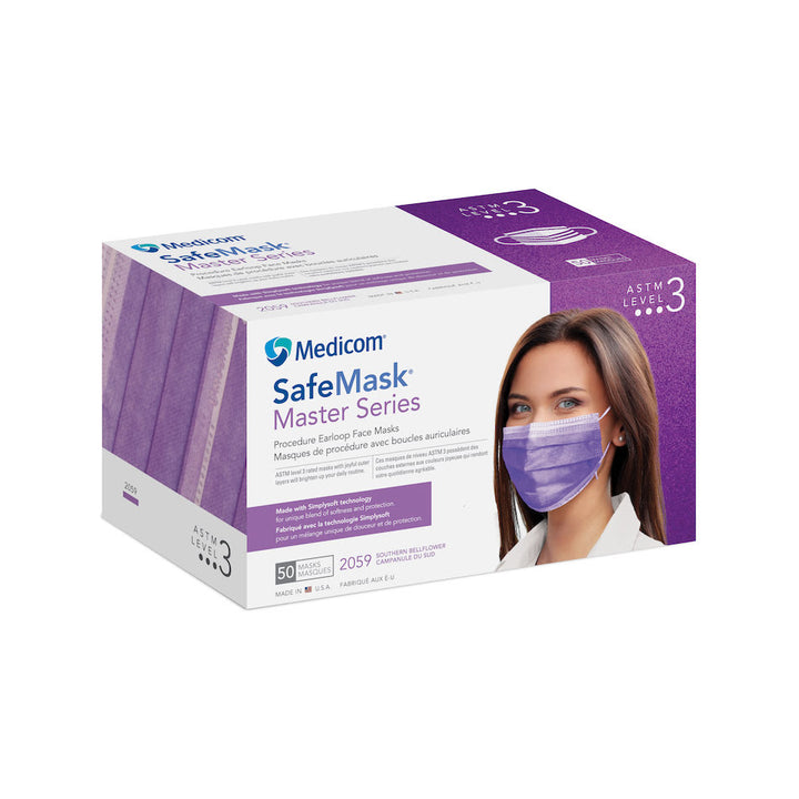 Mascarilla con lazo para las orejas Master Series: comodidad superior, máxima protección.