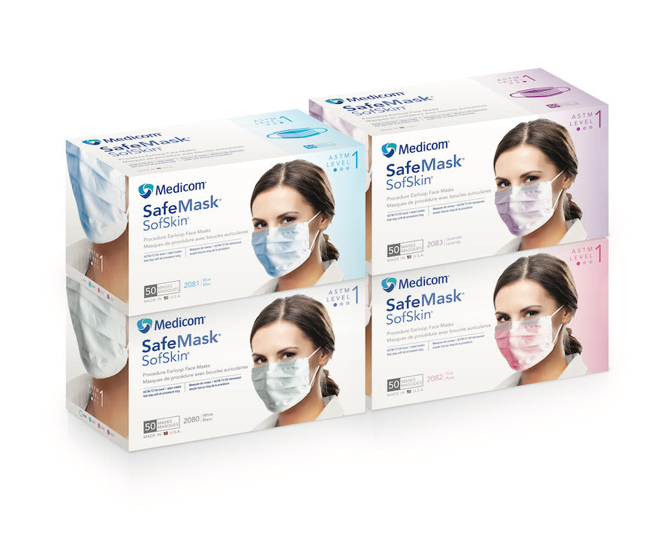 SafeMask SofSkin Earloop Mask-  soft, secure, and breathable