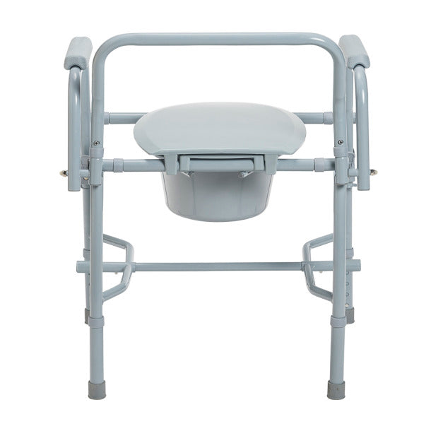 Deluxe Steel Drop Arm Commode: Enhanced Comfort and Accessibility