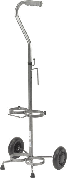Dual Oxygen Cart: Convenient Transport for Multiple Oxygen Cylinders