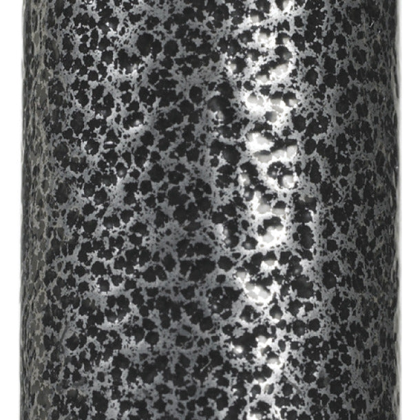 Drive Medical Overbed Table side view showing silver vein H-base frame and 2-inch swivel casters for easy mobility