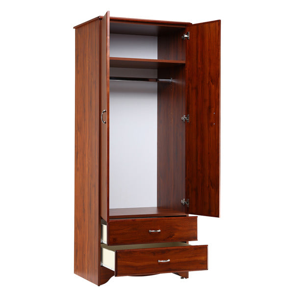 Armoire 1 porte 2 tiroirs : solution de rangement élégante et spacieuse