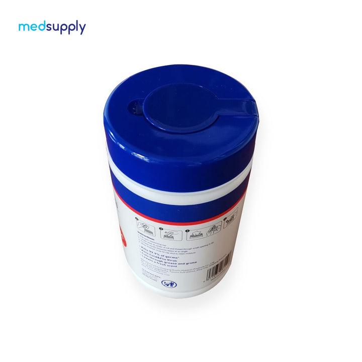 Stock Up & Save! Alcohol Wipes Canister (80 Sheets)
