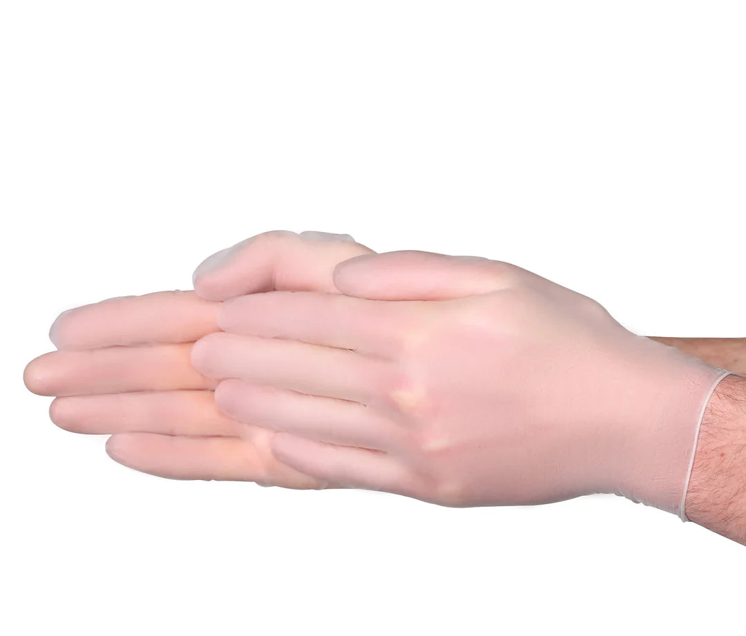Gants d'examen en vinyle VGuard 4 mil - Sans latex, sans poudre