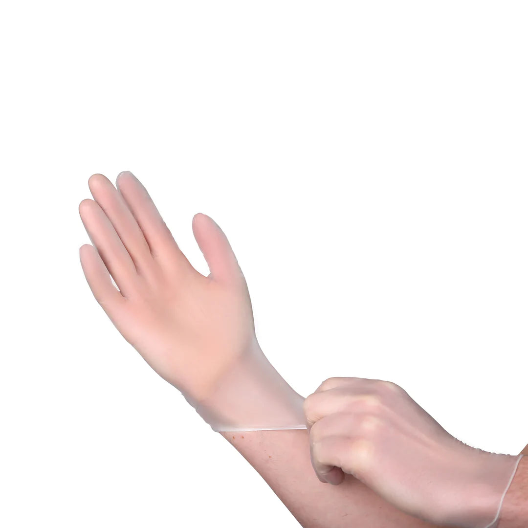 Gants d'examen en vinyle VGuard 4 mil - Sans latex, sans poudre