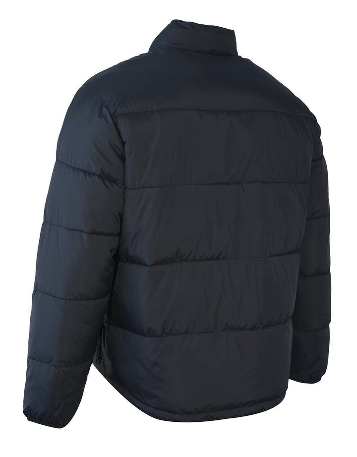 Parka de seguridad invernal de alta visibilidad 3 en 1 ForceField con chaqueta acolchada de nailon negra extraíble