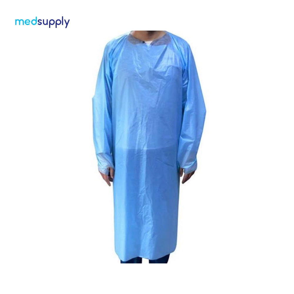 Polyethylene Material Isolation Gown