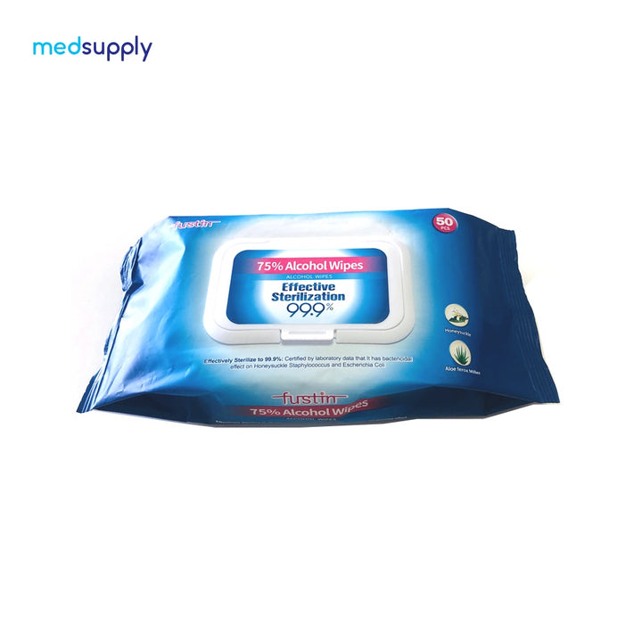 Disinfect Anywhere! Alcohol Wipes Pouch (50 Sheets)