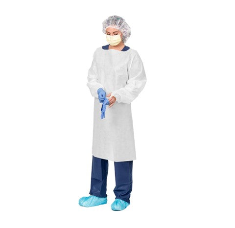 Secure Full Coverage: Precept Over-the-Head Isolation Gown with Thumb Loop