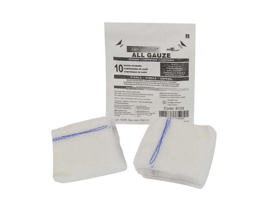 Sterile X-Ray Detectable Premium Gauze Sponges