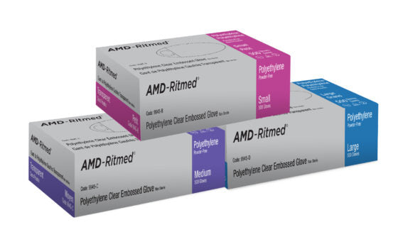 Food-Safe Gloves: Disposable RITMED® Polyethylene