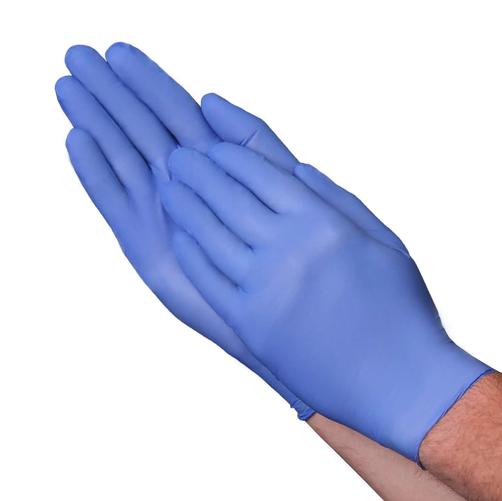Nitrile Chemo Exam Gloves - Powder-Free, Textured Surface, Blue Color