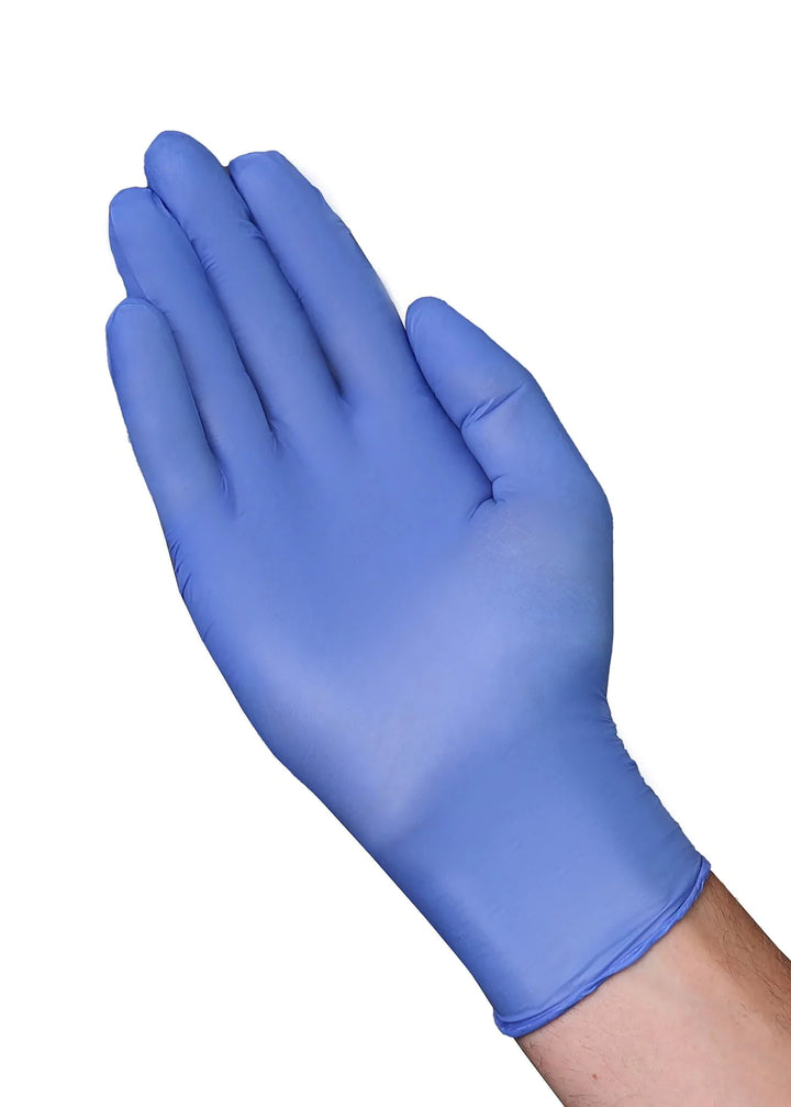 Nitrile Chemo Exam Gloves - Powder-Free, Textured Surface, Blue Color
