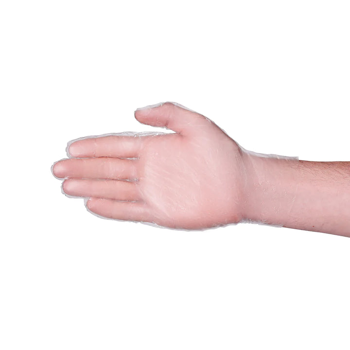 VGuard 0.5 Mil Clear Polyethylene Industrial Glove - Lightweight Hand Protection