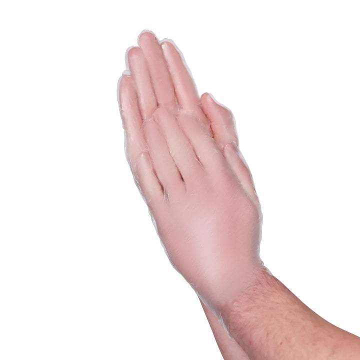 VGuard 0.5 Mil Clear Polyethylene Industrial Glove - Lightweight Hand Protection