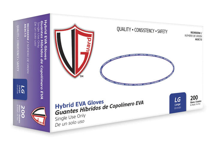 VGuard 4 Mil Hybrid EVA Industrial Glove - Durable Hand Protection