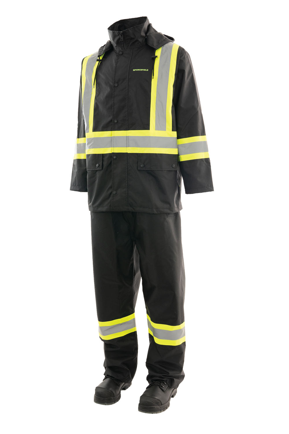 Traje de lluvia de alta visibilidad de 3 piezas ForceField CSA