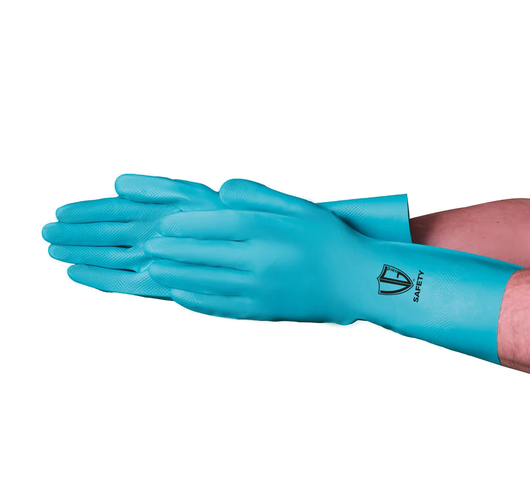 Gant doublé en nitrile floqué VGuard 15 Mil - Protection supérieure des mains