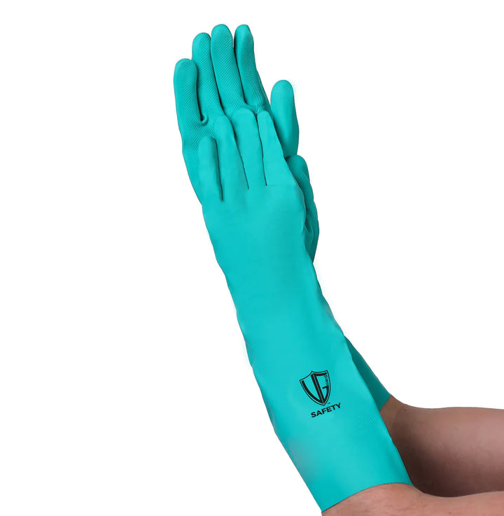 VGuard 22 Mil Nitrile Unlined Glove - Heavy-Duty Hand Protection