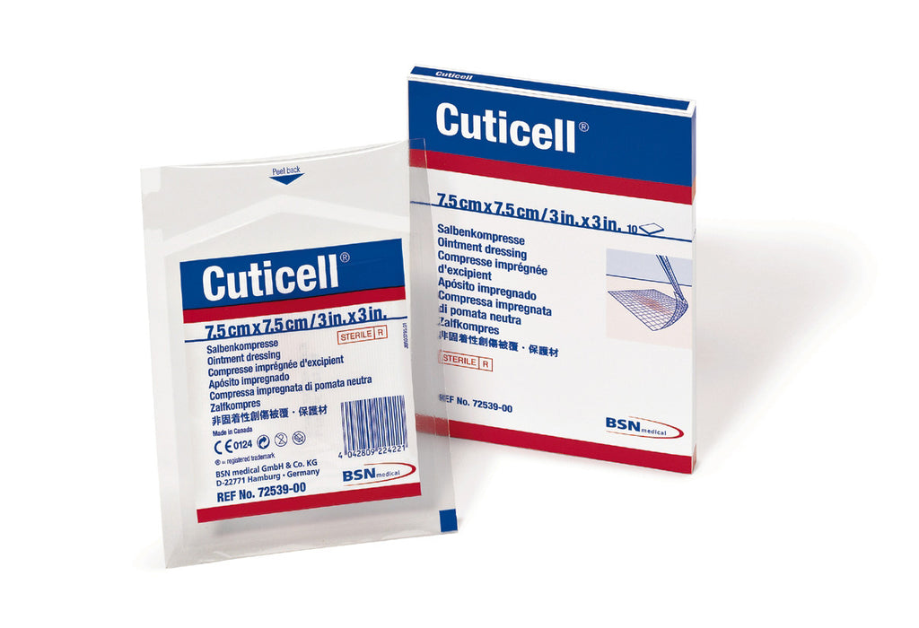 Cuticell Non-Adherent Dressing: Impregnated with Non-Medicated Ointmen –  MedSupply