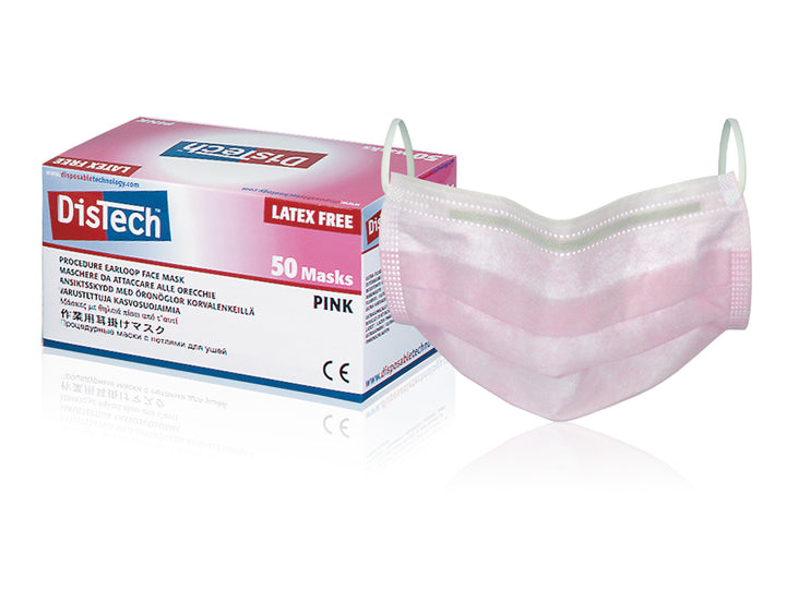 Mascarilla facial con lazo para las orejas Distech Procedure: protección confiable y comodidad