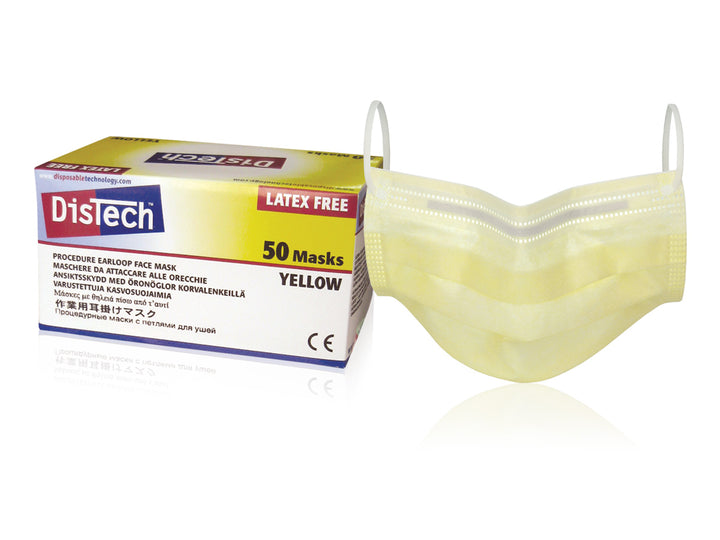 Mascarilla facial con lazo para las orejas Distech Procedure: protección confiable y comodidad