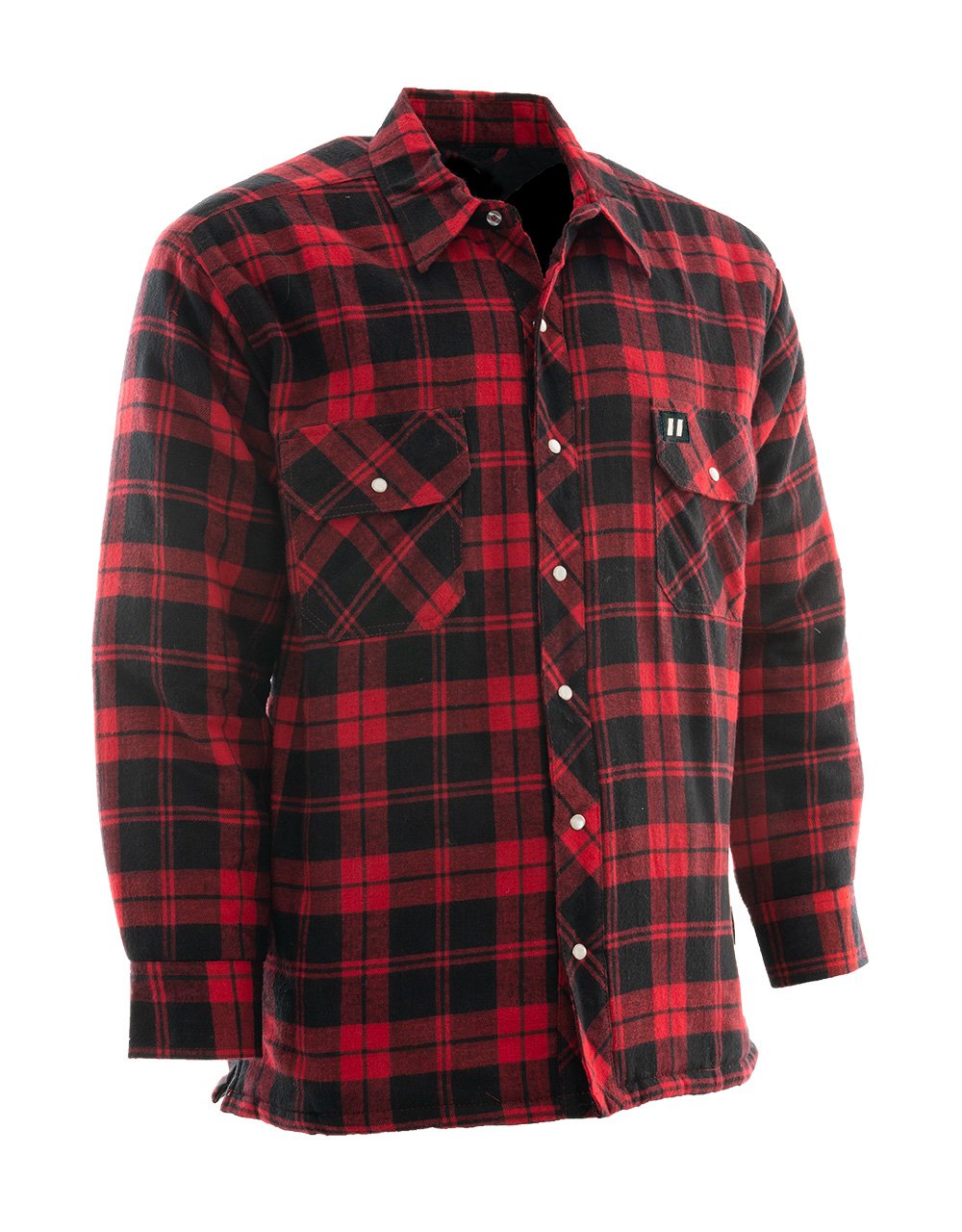 ForceField Red Plaid Sherpa-lined Flannel Shirt Jacket