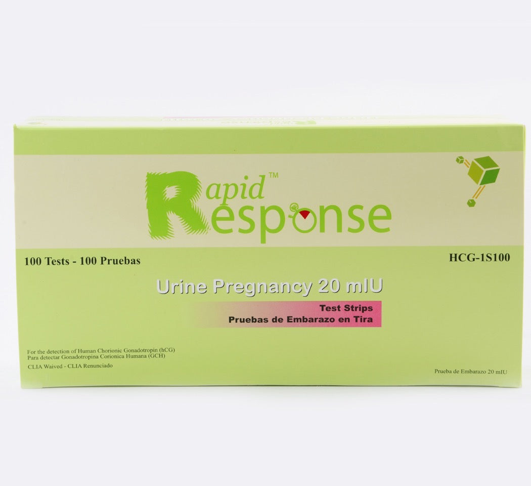Résultats rapides de grossesse : bandelettes de test hCG